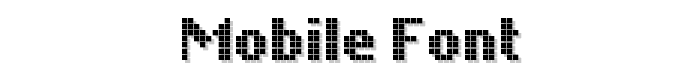 Mobile Font font